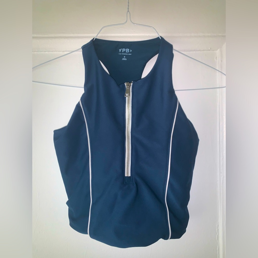 Abercrombie - YBP Zipper Contrast athletic top